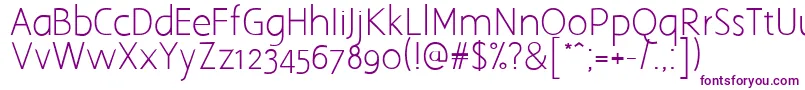 Aaargh Font – Purple Fonts on White Background