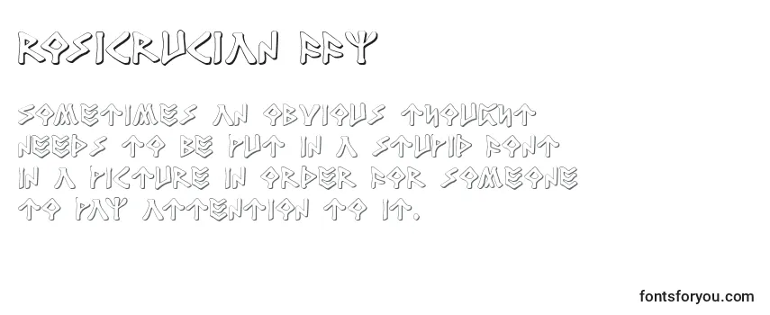 Rosicrucian ffy Font