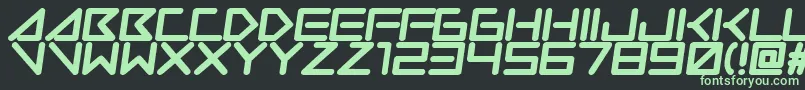 More about Insanehours Font Insanehours Font – Green Fonts on Black Background