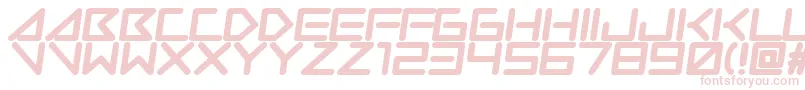 Insanehours Font – Pink Fonts on White Background