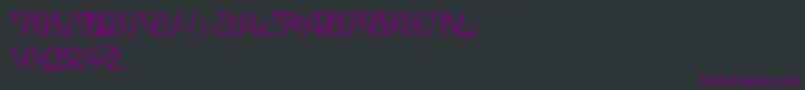 GloryThin Font – Purple Fonts on Black Background