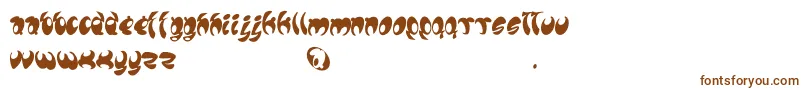 Шрифт Lomax – коричневые шрифты на белом фоне