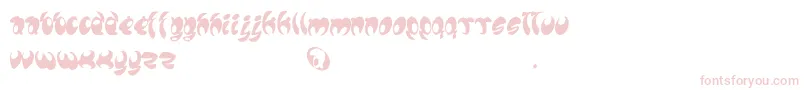 Шрифт Lomax – розовые шрифты на белом фоне