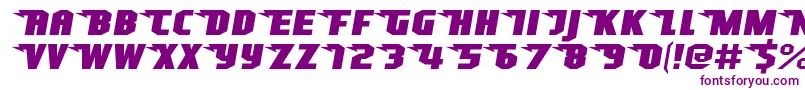 SuperheterodyneRegular-Schriftart – Violette Schriften