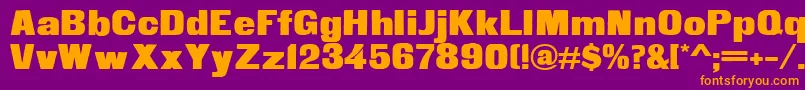 En savoir plus sur la police Fette Steinschrift Police Fette Steinschrift – polices orange sur fond violet