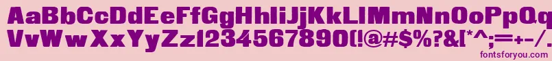 En savoir plus sur la police Fette Steinschrift Police Fette Steinschrift – polices violettes sur fond rose