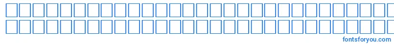 フォントTangyRegular – 青いフォント
