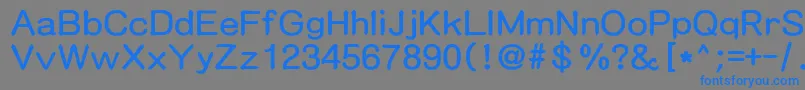 More about Mdart Font Mdart Font – Blue Fonts on Gray Background