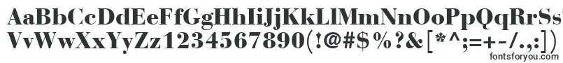 BauerBodoniBlack-fontti – Televisioon tarkoitetut fontit