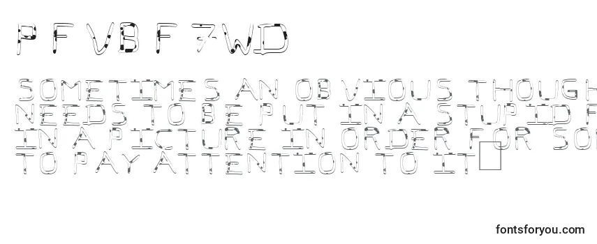 Review of the Pfvbf7wd Font