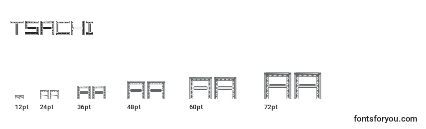 Tsachi Font Sizes