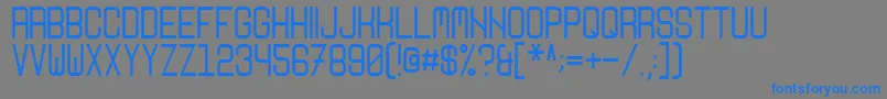 Nikoleta Font – Blue Fonts on Gray Background
