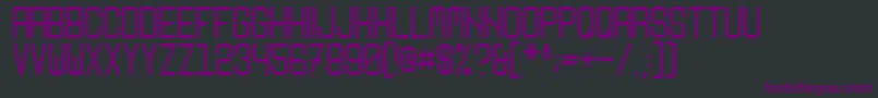 Nikoleta Font – Purple Fonts on Black Background