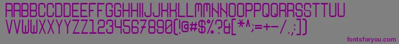 Nikoleta Font – Purple Fonts on Gray Background