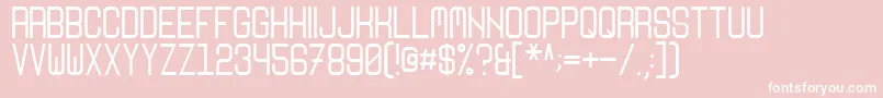 Nikoleta Font – White Fonts on Pink Background