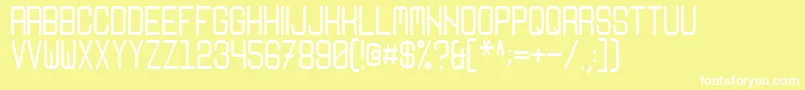 Nikoleta Font – White Fonts on Yellow Background