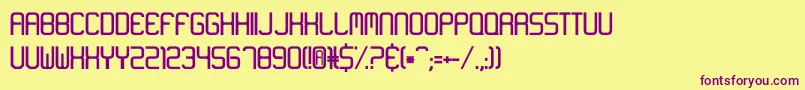 En savoir plus sur la police Neon Like Police Neon Like – polices violettes sur fond jaune