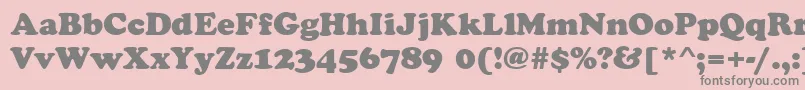 CookieRegular Font – Gray Fonts on Pink Background