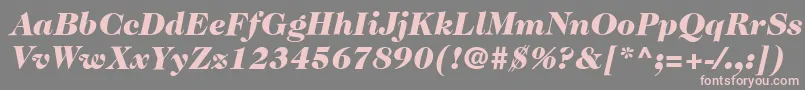 Más sobre la fuente ItcCaslon224LtBlackItalic fuente ItcCaslon224LtBlackItalic – Fuentes Rosadas Sobre Fondo Gris