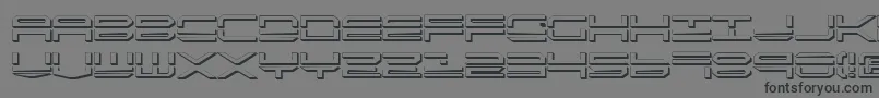 Qstrike2s Font – Black Fonts on Gray Background
