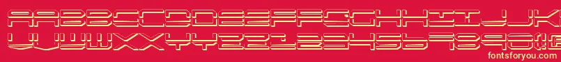 Qstrike2s Font – Yellow Fonts on Red Background