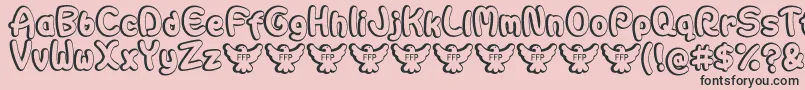 AutarquicaDemoFontFfp Font – Black Fonts on Pink Background