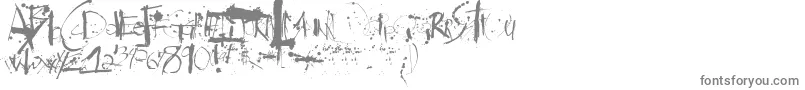 Steadmanesque-Schriftart – Graue Schriften