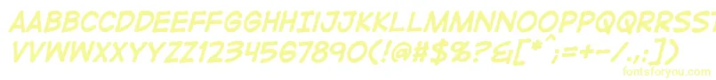 DigitalstripbbBoldital Font – Yellow Fonts