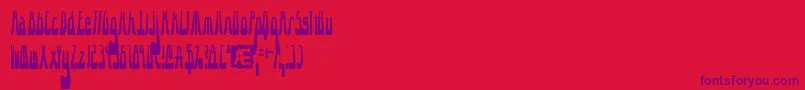 fuente 10.15SaturdayNightBrk – Fuentes Moradas Sobre Fondo Rojo