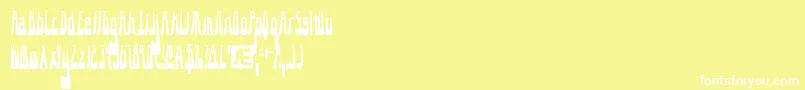 fuente 10.15SaturdayNightBrk – Fuentes Blancas Sobre Fondo Amarillo