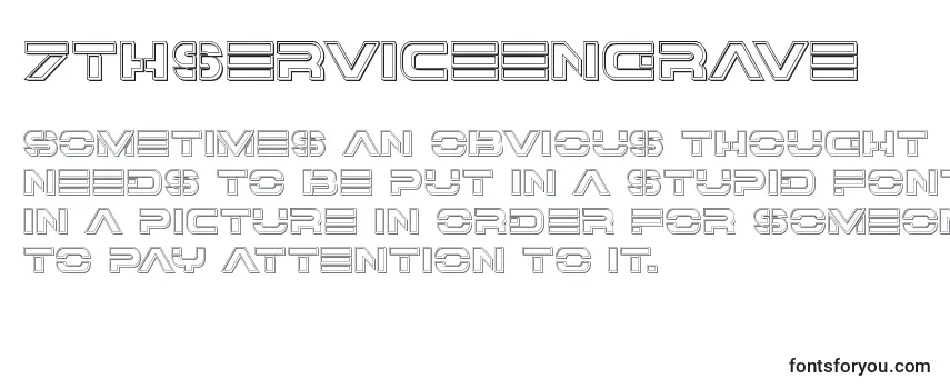 7thserviceengrave Font
