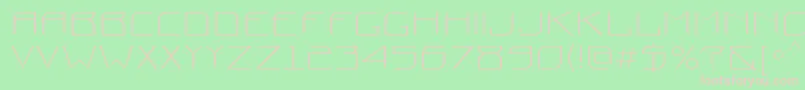 Prounctt Font – Pink Fonts on Green Background