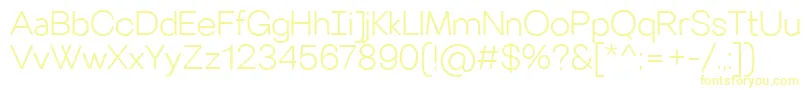 VillerayroundedLight Font – Yellow Fonts