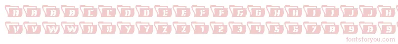 Eyesonlywavy Font – Pink Fonts on White Background