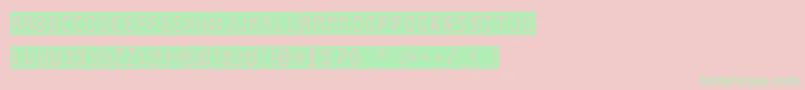 DigitalDarkSystem Font – Green Fonts on Pink Background