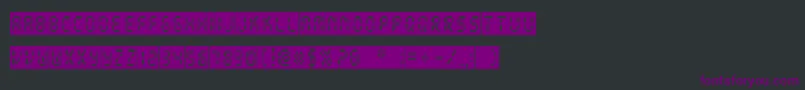 DigitalDarkSystem Font – Purple Fonts on Black Background