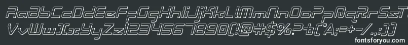 Radiospace3Dital Font – White Fonts