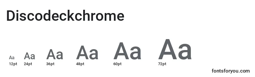 Discodeckchrome Font Sizes