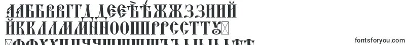 StarouspenskayaCapsKucs Font – Russian Fonts