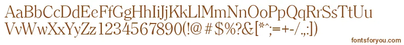 ClearfaceserialLightRegular Font – Brown Fonts