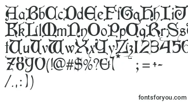 Aneirin font – celtic Fonts
