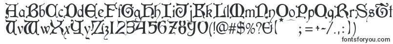 Шрифт Aneirin – кельтские шрифты