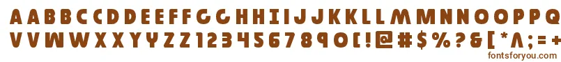 Governortitle Font – Brown Fonts on White Background