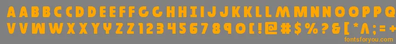 More about Governortitle Font Governortitle Font – Orange Fonts on Gray Background