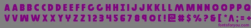 Governortitle Font – Purple Fonts on Gray Background