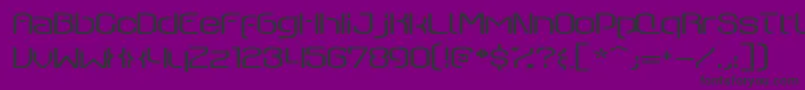 Fonte QswitchAx – fontes pretas em um fundo violeta