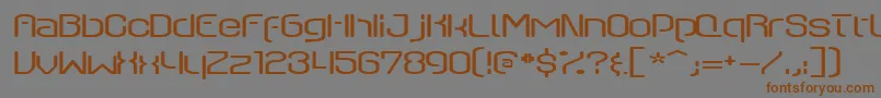 More about QswitchAx Font QswitchAx Font – Brown Fonts on Gray Background