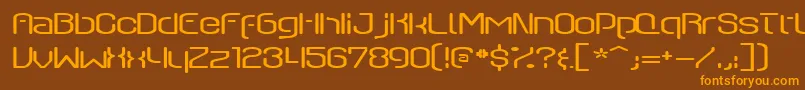 More about QswitchAx Font QswitchAx Font – Orange Fonts on Brown Background