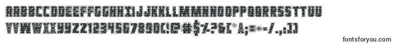 フォントIronforgeplate – 黒いフォント