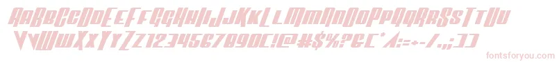 Vindicatorexpandital Font – Pink Fonts on White Background